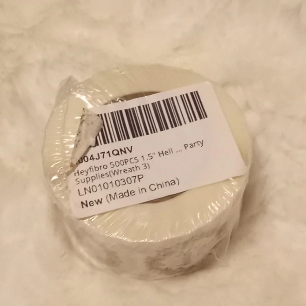 500 Hello Spring Sticker Roll - Picture 2 of 2